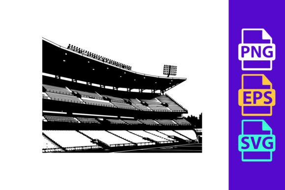 Black and White Image of an Empty Sports: A Designer's Guide