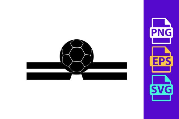 Black Soccer Ball on White Background: Clean Vector Clipart
