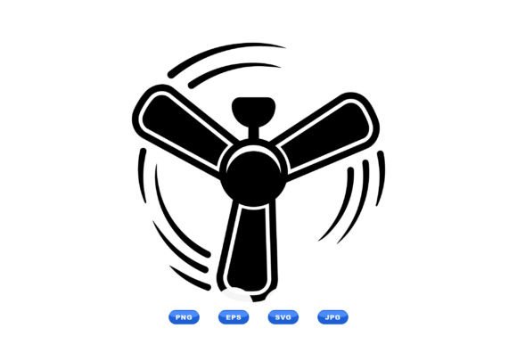 Bring Motion to Your Designs with a Spinning Ceiling Fan Icon