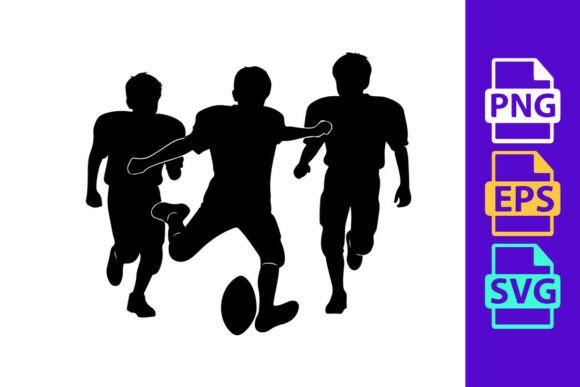 Capturing the Game: Football Silhouettes in Action