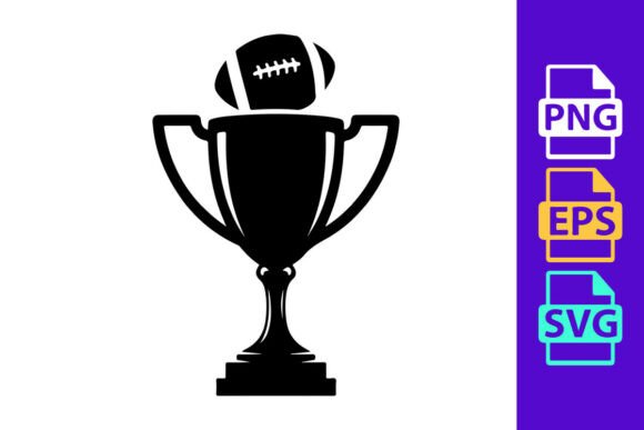 Dynamic Designs: Championship Trophy with Football and He