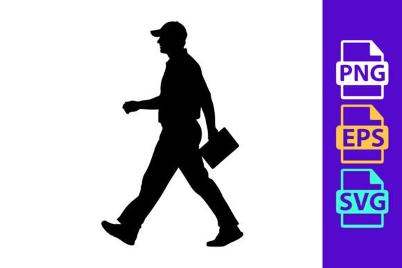 Silhouette of a Man Walking with a Brief: A Designer's Guide to Dynamic Typography