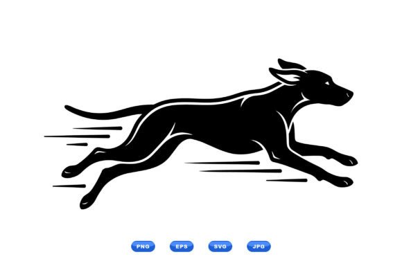 Sleek Greyhound SVG Graphic: Speed in Design