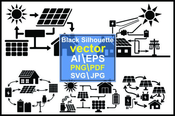 Visualizing Sustainable Power with Silhouette Solar Panel Systems